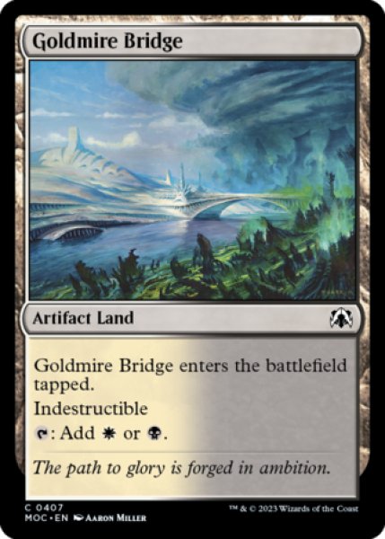 画像1: 黄金沼の橋/Goldmire Bridge 【英語版】 [MOC-土地C] (1)