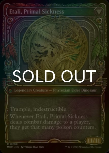 画像2: [FOIL] 原初の征服者、エターリ/Etali, Primal Conqueror ● (ショーケース・日本産ブースター版) 【英語版】 [MOM-赤R] (2)
