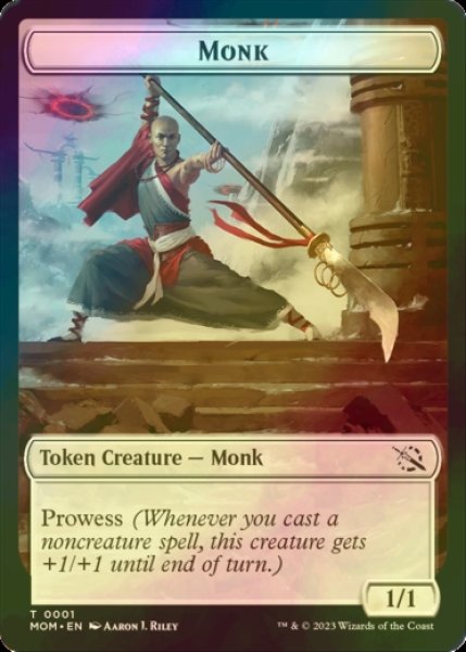 画像1: [FOIL] モンク/MONK 【英語版】 [MOM-トークン] (1)