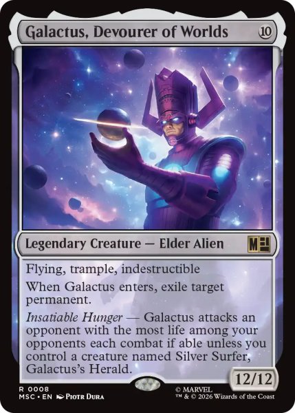画像1: 世界を喰らうもの、ギャラクタス/Galactus, Devourer of Worlds 【英語版】 [MSC-無R] (1)