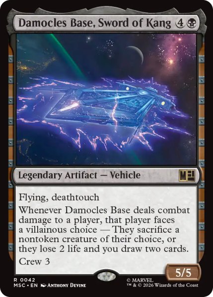 画像1: カーンの剣、ダモクレス基地/Damocles Base, Sword of Kang 【英語版】 [MSC-黒R] (1)