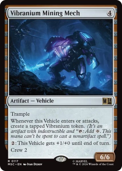 画像1: ヴィブラニウム採掘メカ/Vibranium Mining Mech 【英語版】 [MSC-灰R] (1)