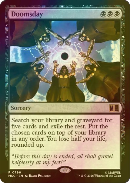 画像1: [FOIL] 最後の審判/Doomsday 【英語版】 [MSC-黒R] (1)