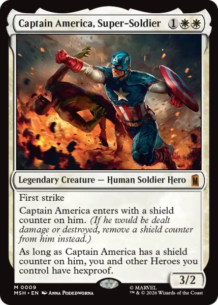 画像1: スーパーソルジャー、キャプテン・アメリカ/Captain America, Super-Soldier 【英語版】 [MSH-白MR] (1)