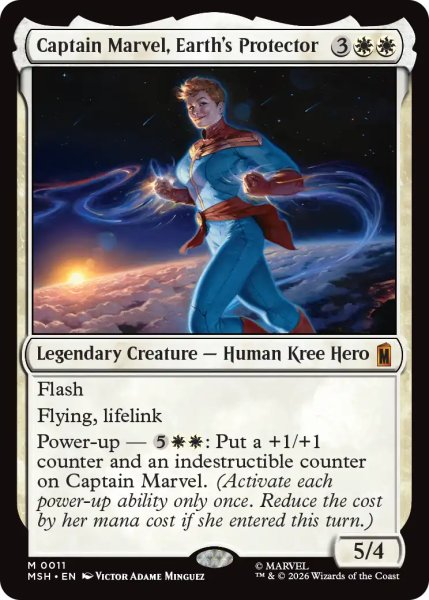 画像1: 地球の守護者、キャプテン・マーベル/Captain Marvel, Earth's Protector 【英語版】 [MSH-白MR] (1)