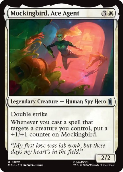 画像1: エース・エージェント、モッキンバード/Mockingbird, Ace Agent 【英語版】 [MSH-白U] (1)