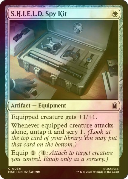画像1: [FOIL] S.H.I.E.L.D.スパイキット/S.H.I.E.L.D. Spy Kit 【英語版】 [MSH-白C] (1)