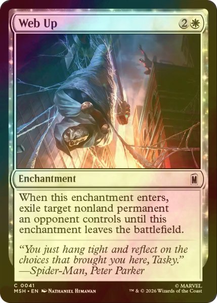 画像1: [FOIL] 糸巻き/Web Up 【英語版】 [MSH-白C] (1)