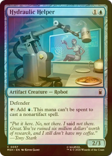 画像1: [FOIL] 油圧式お助けロボ/Hydraulic Helper 【英語版】 [MSH-青C] (1)
