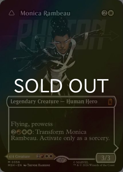 画像1: [FOIL] モニカ・ランボー/Monica Rambeau No.356 (全面アート版) 【英語版】 [MSH-白MR] (1)