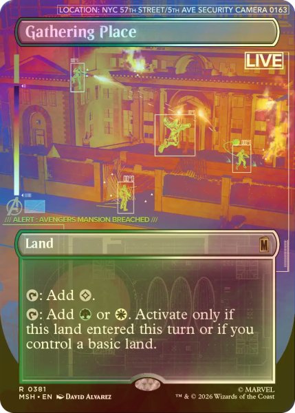 画像1: [FOIL] 集いの場/Gathering Place (全面アート版) 【英語版】 [MSH-土地R] (1)