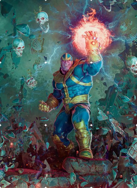 画像1: マッドタイタン、サノス/Thanos, the Mad Titan アートカード 全種セット 【英語版】 [MSH-アート] (1)