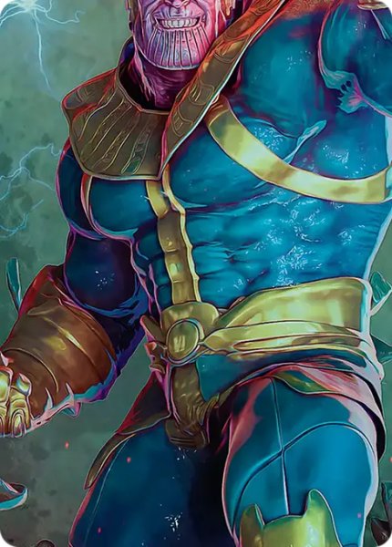 画像6: マッドタイタン、サノス/Thanos, the Mad Titan アートカード 全種セット 【英語版】 [MSH-アート] (6)