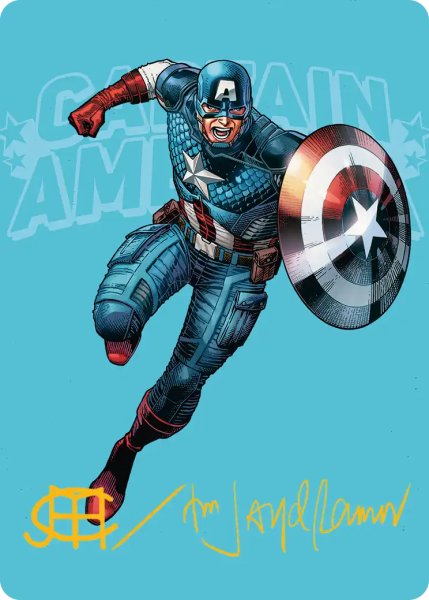 画像1: スーパーソルジャー、キャプテン・アメリカ/Captain America, Super-Soldier No.021 (箔押し版) 【日本語】 [MSH-アート] (1)