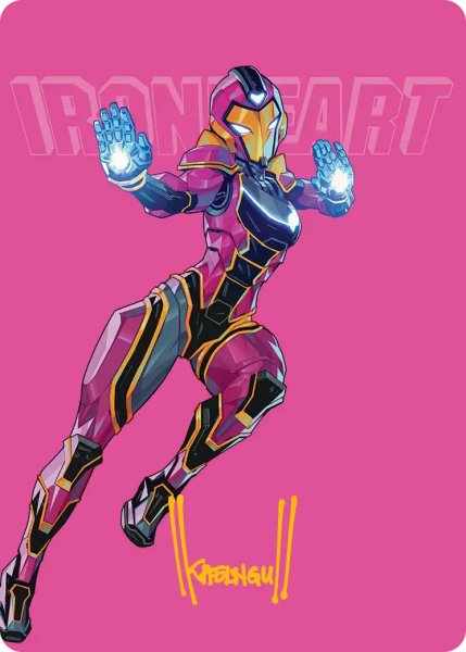 画像1: 才気煥発な勇士、アイアンハート/Ironheart, Clever Champion No.023 (箔押し版) 【日本語】 [MSH-アート] (1)