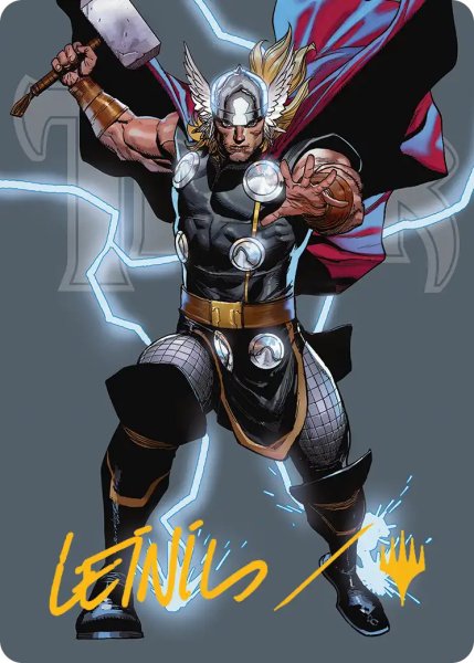 画像1: 雷神、ソー/Thor, God of Thunder No.026 (箔押し版) 【日本語】 [MSH-アート] (1)