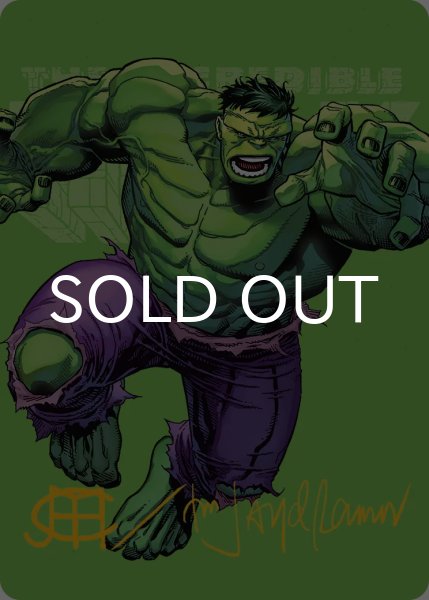 画像1: インクレディブル・ハルク/The Incredible Hulk No.028 (箔押し版) 【日本語】 [MSH-アート] (1)