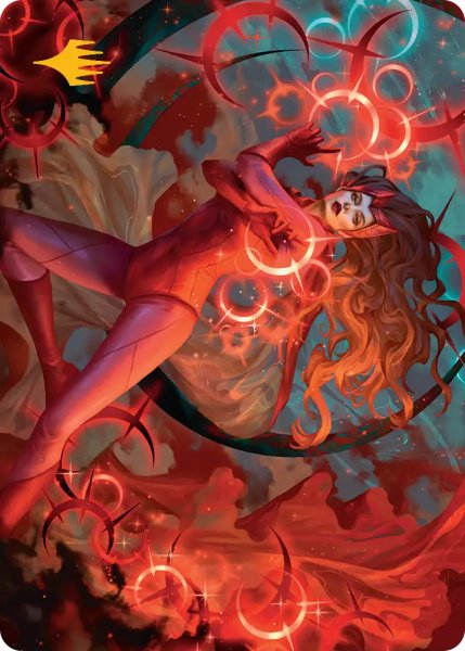画像1: 魔性のアベンジャーズ、スカーレット・ウィッチ/Scarlet Witch, Chaotic Avenger No.038 (箔押し版) 【日本語】 [MSH-アート] (1)