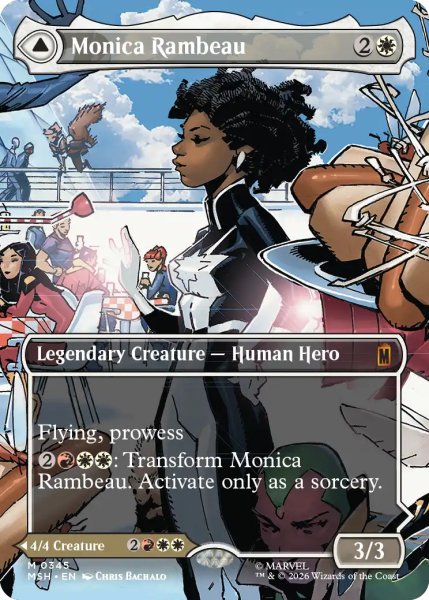 画像1: モニカ・ランボー/Monica Rambeau No.345 (全面アート版) 【英語版】 [MSH-白MR] (1)