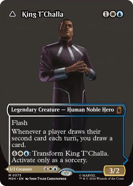 画像1: ティ・チャラ王/King T'Challa No.373 (全面アート版) 【英語版】 [MSH-金MR] (1)
