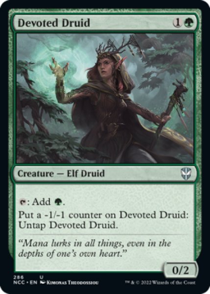 画像1: 献身のドルイド/Devoted Druid 【英語版】 [NCC-緑U] (1)
