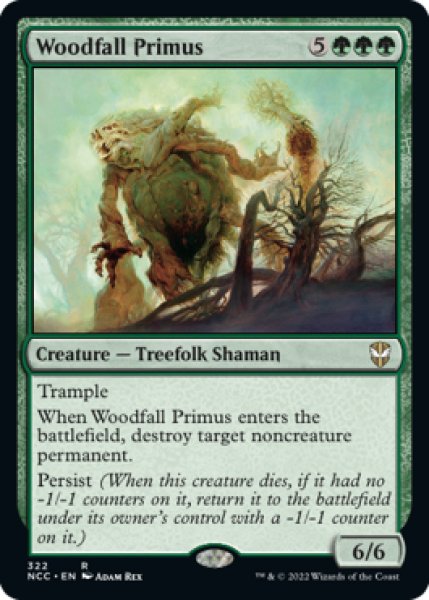 画像1: 森滅ぼしの最長老/Woodfall Primus 【英語版】 [NCC-緑R] (1)
