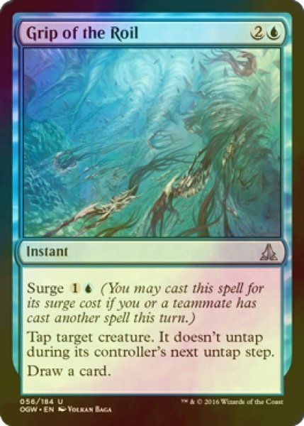 画像1: [FOIL] 乱動の握撃/Grip of the Roil 【英語版】 [OGW-青U] (1)