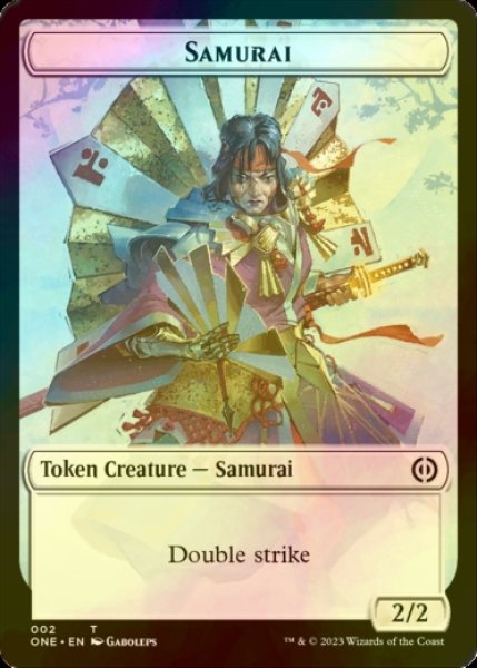 画像1: [FOIL] 侍/SAMURAI 【英語版】 [ONE-トークン] (1)