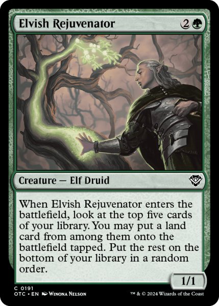 画像1: エルフの再生者/Elvish Rejuvenator 【英語版】 [OTC-緑C] (1)