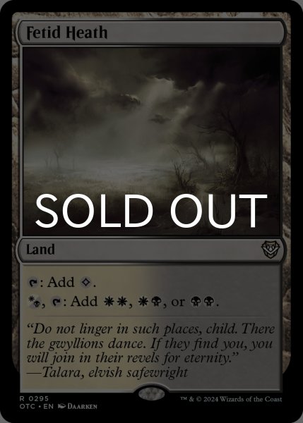 画像1: 悪臭の荒野/Fetid Heath 【英語版】 [OTC-土地R] (1)