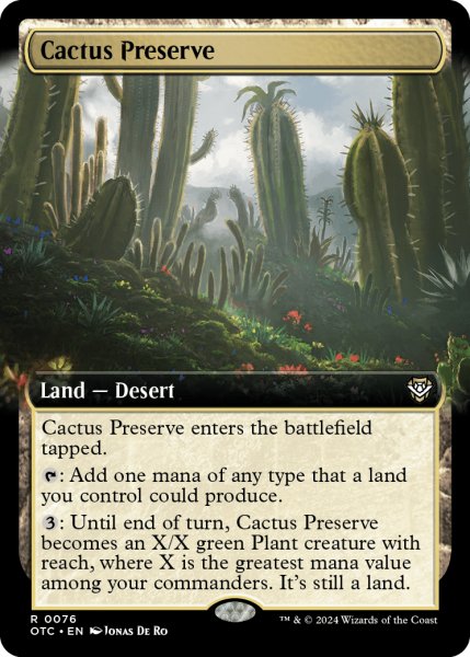 画像1: サボテン保護区/Cactus Preserve (拡張アート版) 【英語版】 [OTC-土地R] (1)