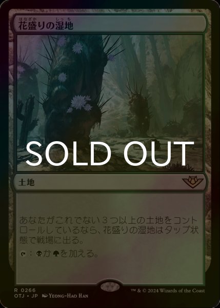 画像1: [FOIL] 花盛りの湿地/Blooming Marsh 【日本語版】 [OTJ-土地R] (1)