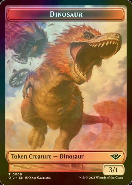 画像1: [FOIL] 恐竜/DINOSAUR 【英語版】 [OTJ-トークン] (1)