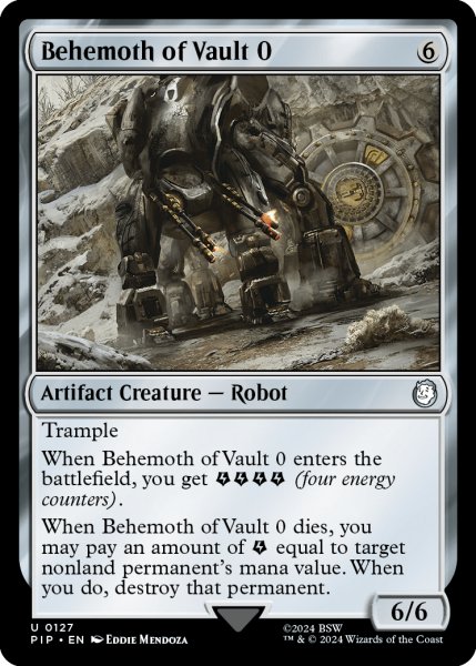 画像1: Vault 0のベヒモス/Behemoth of Vault 0 【英語版】 [PIP-灰U] (1)