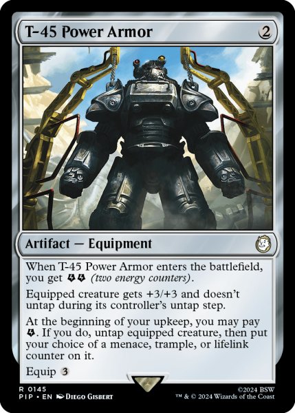 画像1: T-45パワーアーマー/T-45 Power Armor 【英語版】 [PIP-灰R] (1)