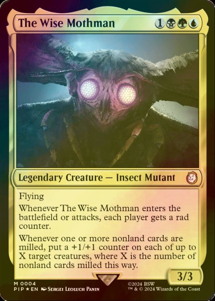 画像1: [FOIL] 賢きモスマン/The Wise Mothman No.004 【英語版】 [PIP-金MR] (1)