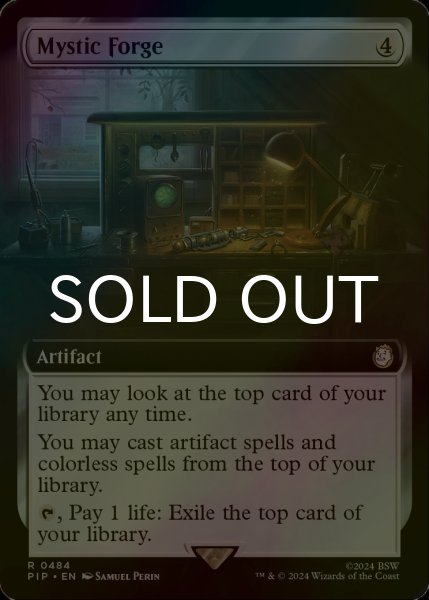 画像1: [FOIL] 神秘の炉/Mystic Forge No.484 (拡張アート版) 【英語版】 [PIP-灰R] (1)