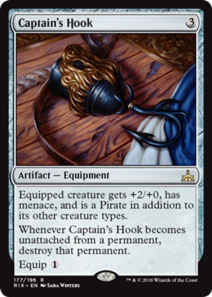 画像1: 船長の鉤/Captain's Hook 【英語版】 [RIX-灰R] (1)