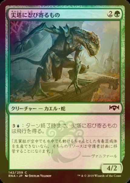 画像1: [FOIL] 尖塔に忍び寄るもの/Steeple Creeper 【日本語版】 [RNA-緑C] (1)