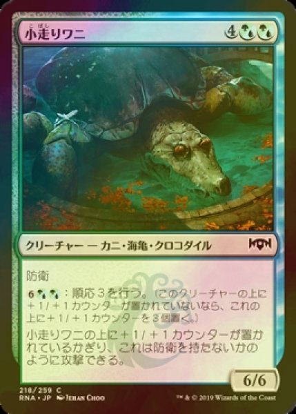 画像1: [FOIL] 小走りワニ/Scuttlegator 【日本語版】 [RNA-金C] (1)