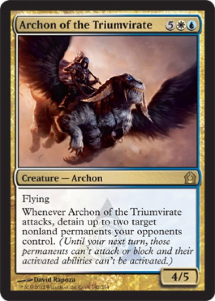 画像1: 三巨頭の執政官/Archon of the Triumvirate 【英語版】 [RTR-金R] (1)