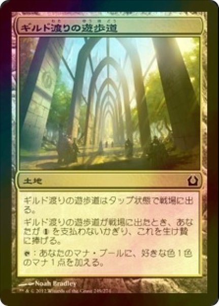 画像1: [FOIL] ギルド渡りの遊歩道/Transguild Promenade 【日本語版】 [RTR-土地C] (1)