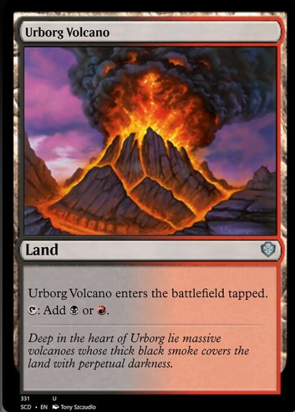 画像1: アーボーグの火山/Urborg Volcano 【英語版】 [SCD-土地U] (1)