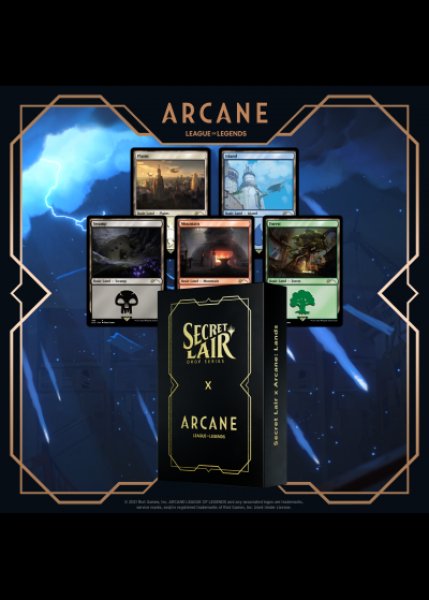 画像1: Secret Lair x Arcane: Lands (1)