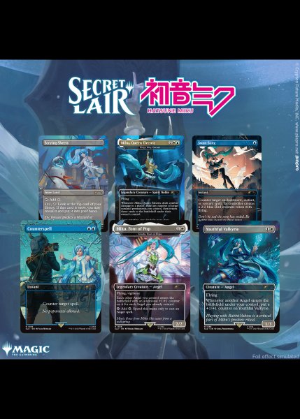 画像1: Secret Lair x Hatsune Miku: Winter Diva (英語版) (1)