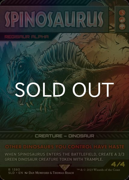 画像1: [FOIL] SPINOSAURUS 【英語版】 [SLD-金R] (1)