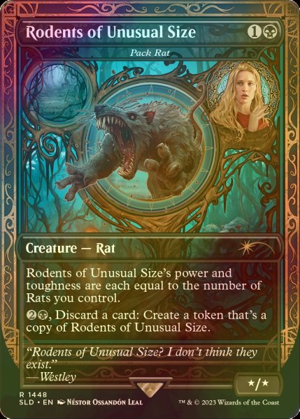 画像1: [FOIL] Rodents of Unusual Size 【英語版】 [SLD-黒R] (1)