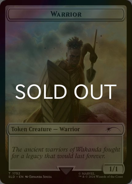 画像1: [FOIL] 戦士/WARRIOR No.1752 【英語版】 [SLD-トークン] (1)