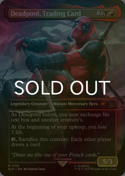 画像1: [FOIL] Deadpool, Trading Card 【英語版】 [SLD-金MR] (1)