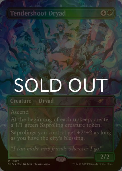 画像1: [FOIL] 若葉のドライアド/Tendershoot Dryad No.1902 【英語版】 [SLD-緑R] (1)